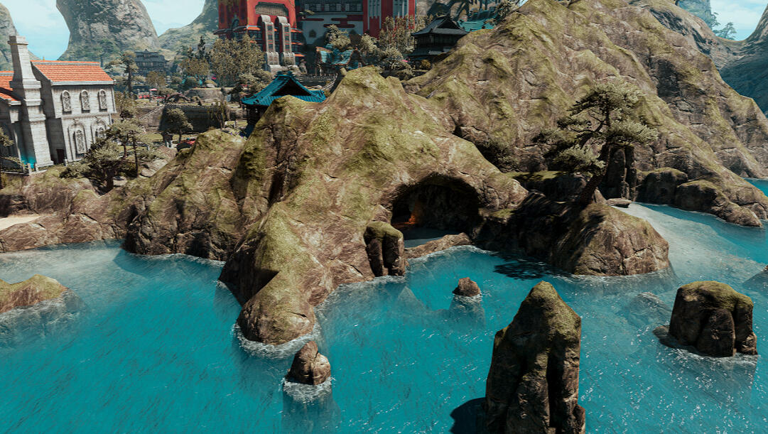 Access to beaches and a hidden cove